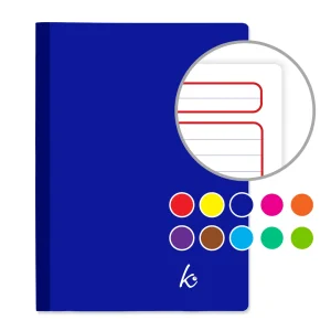 Cuaderno Profesional Cosido Raya 100 Hojas margen rojo