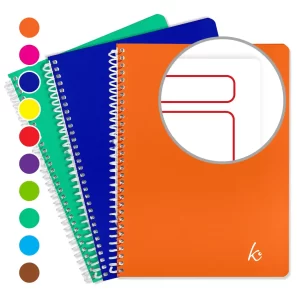Cuaderno Profesional Espiral Dibujo 100 Hojas margen rojo